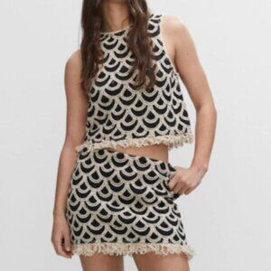 Mango Geometric Crochet Sold Out Set